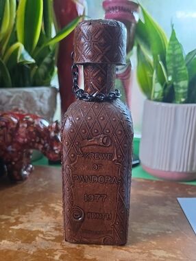 Krewe of Pandora 1977 Commemorative Bottle - Brown